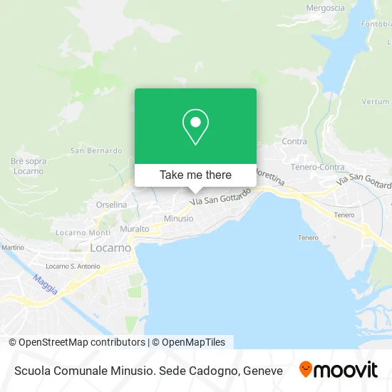 Scuola Comunale Minusio. Sede Cadogno map