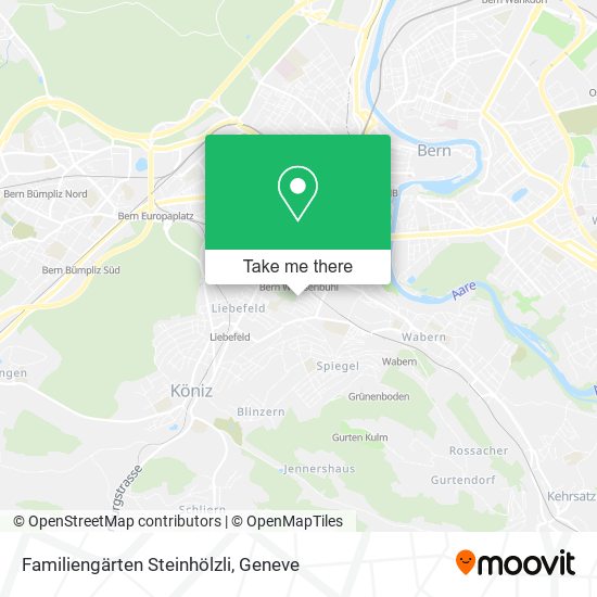 Familiengärten Steinhölzli map