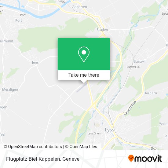 Flugplatz Biel-Kappelen map