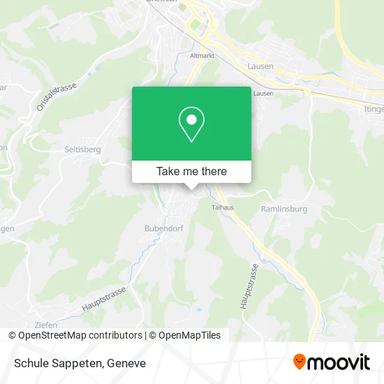 Schule Sappeten map