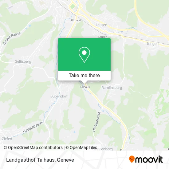 Landgasthof Talhaus map