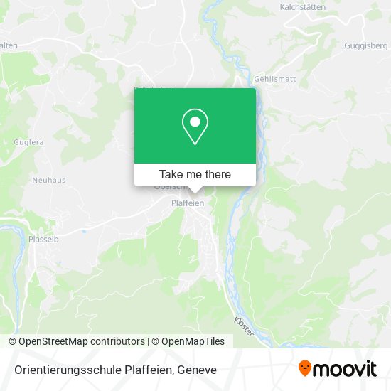 Orientierungsschule Plaffeien map