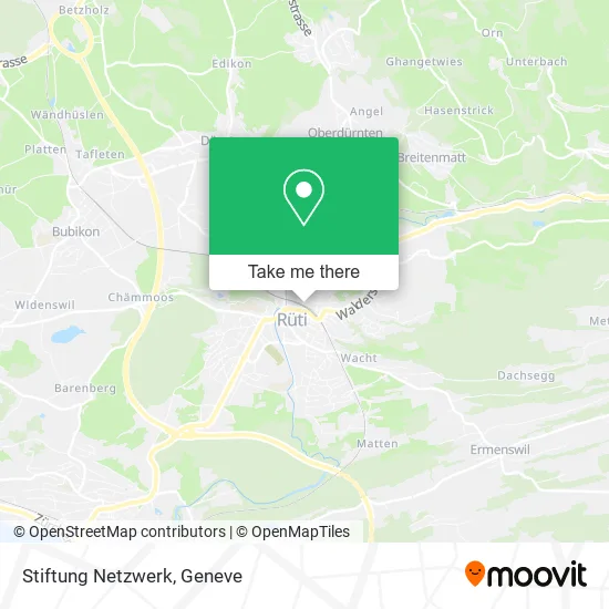 Stiftung Netzwerk map