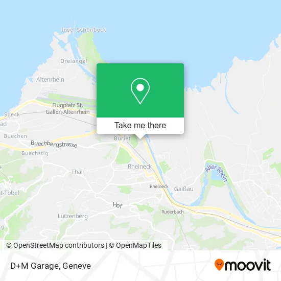 D+M Garage map