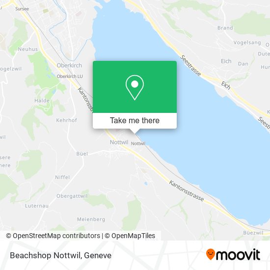 Beachshop Nottwil map