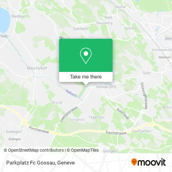 Parkplatz Fc Gossau map