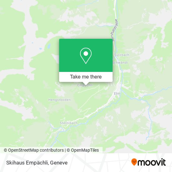 Skihaus Empächli map