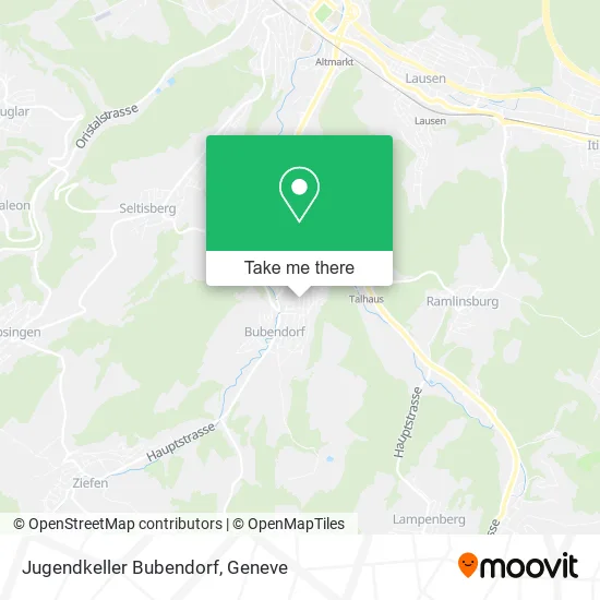 Jugendkeller Bubendorf map
