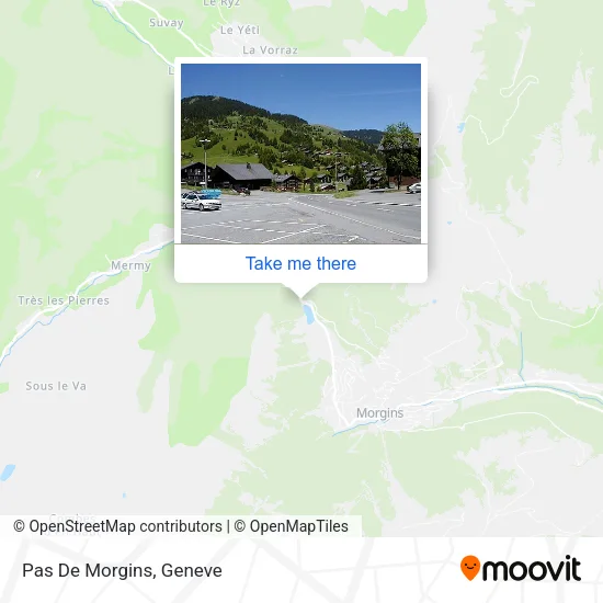 Pas De Morgins map