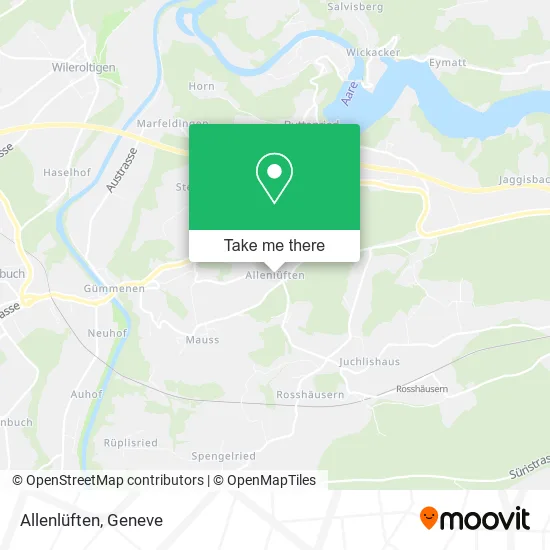 Allenlüften map
