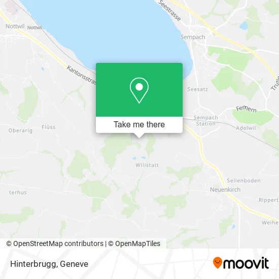 Hinterbrugg map