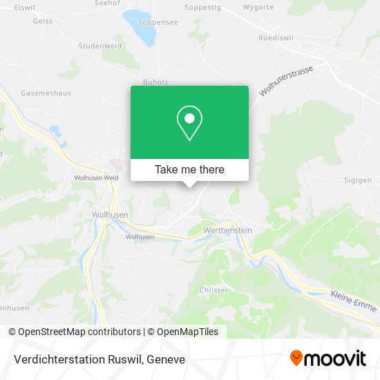 Verdichterstation Ruswil map