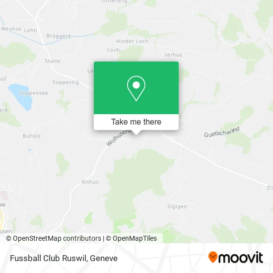 Fussball Club Ruswil map