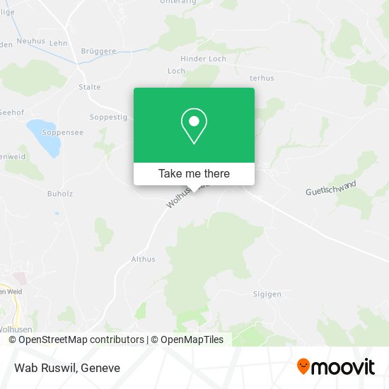 Wab Ruswil map