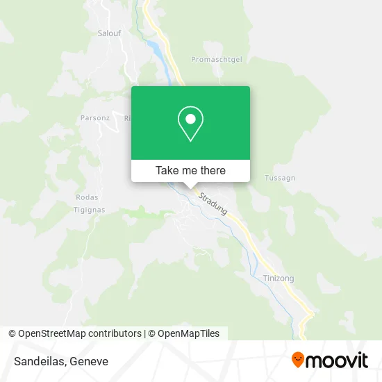 Sandeilas map