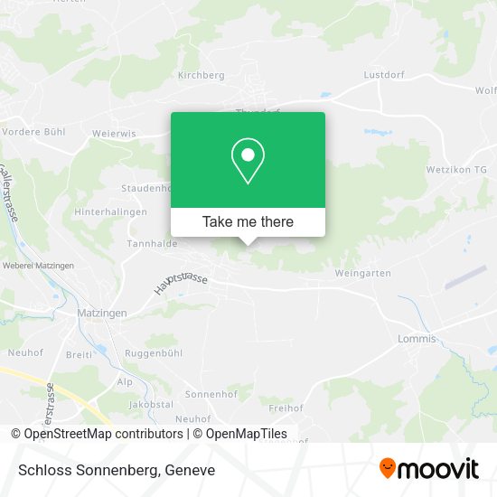 Schloss Sonnenberg map