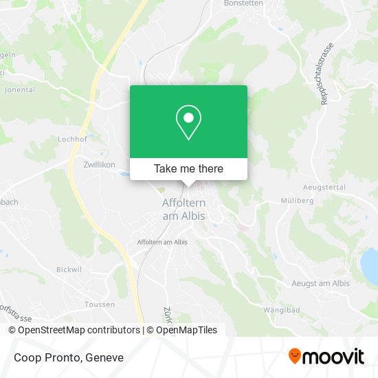 Coop Pronto map