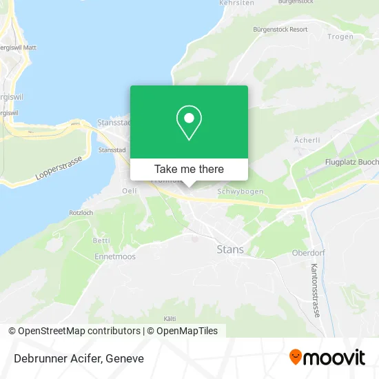 Debrunner Acifer map