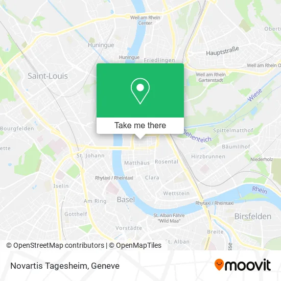 Novartis Tagesheim map