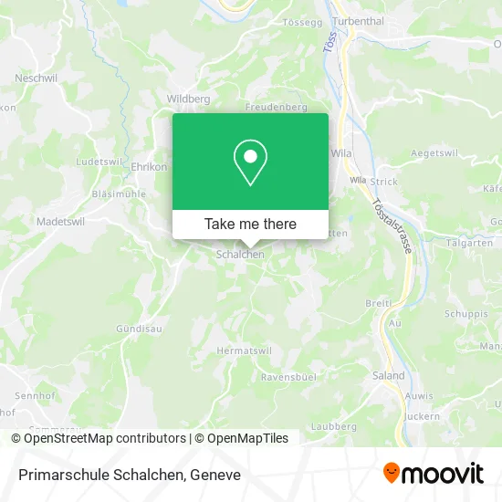 Primarschule Schalchen map