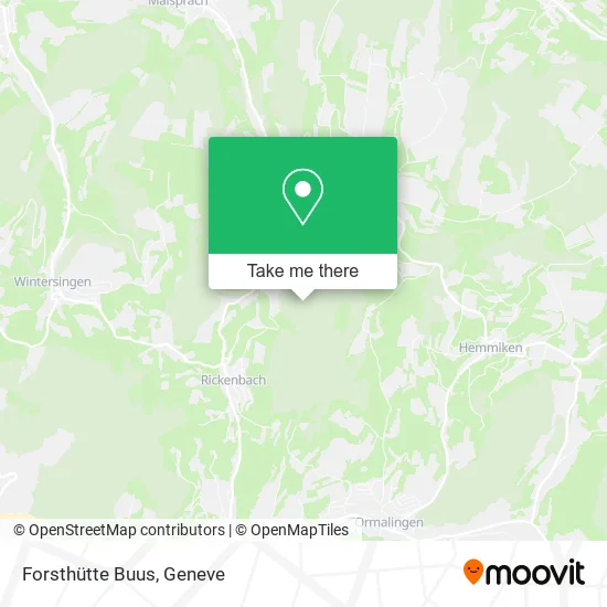 Forsthütte Buus map