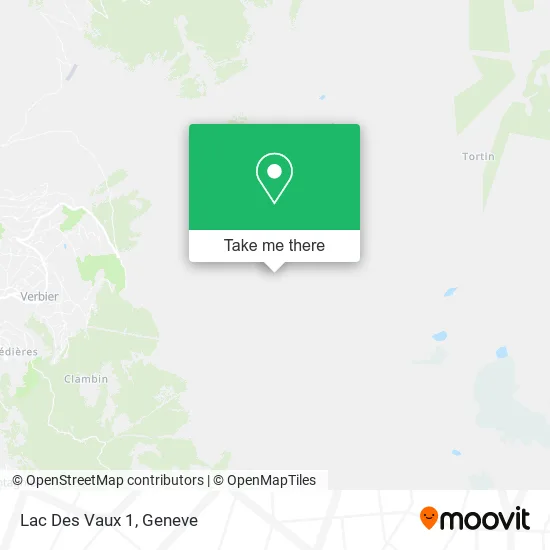 Lac Des Vaux 1 map