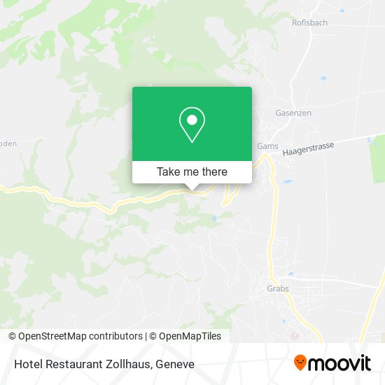 Hotel Restaurant Zollhaus map