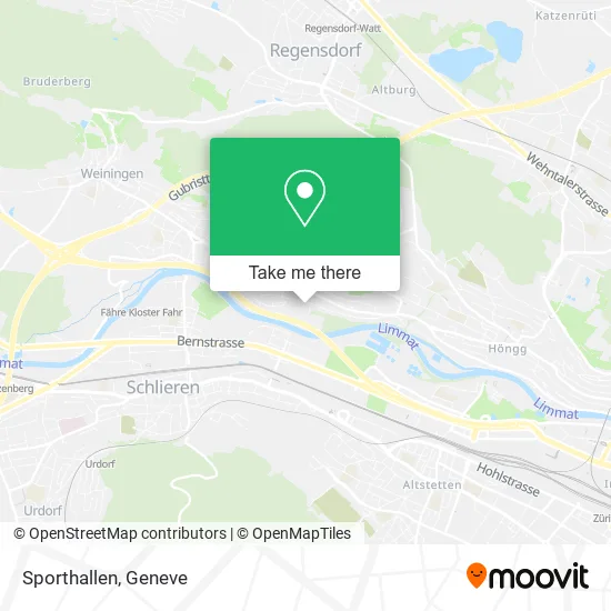 Sporthallen map