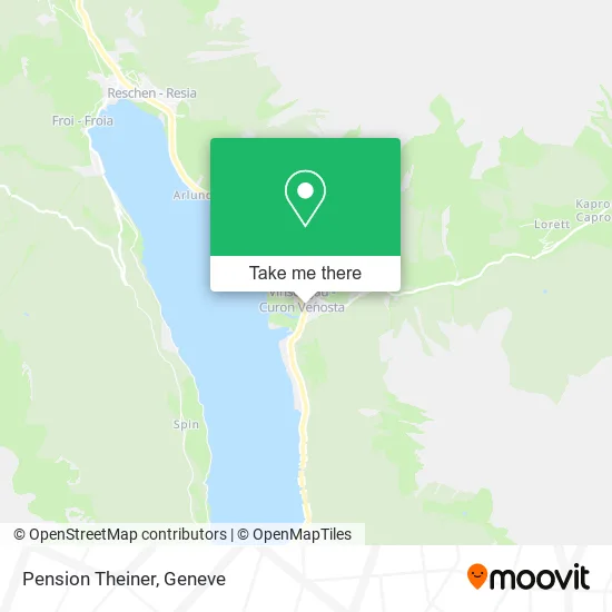 Pension Theiner map