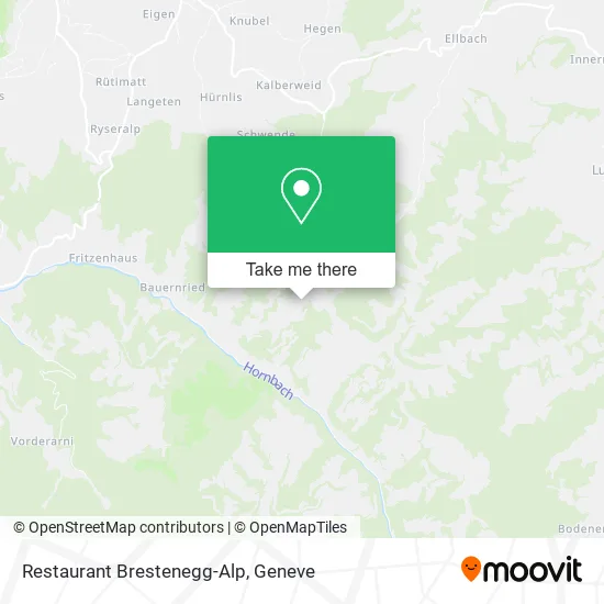 Restaurant Brestenegg-Alp map