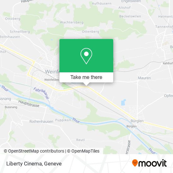 Liberty Cinema map