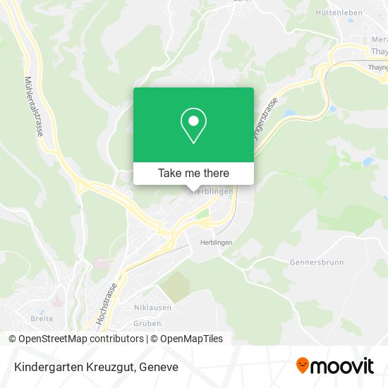 Kindergarten Kreuzgut map