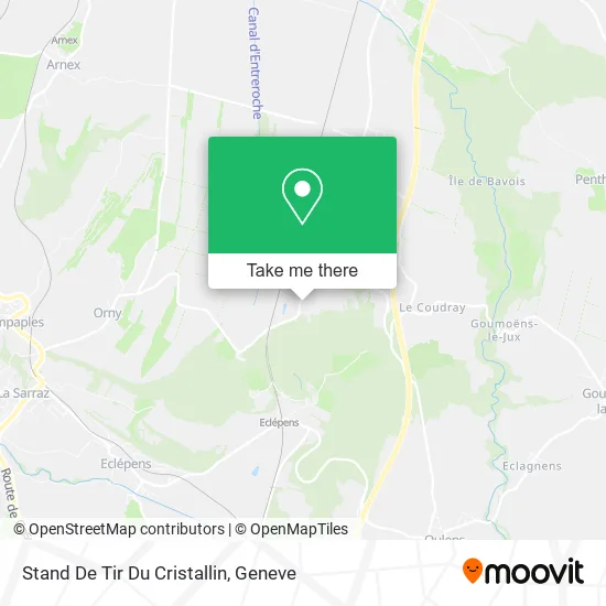 Stand De Tir Du Cristallin map