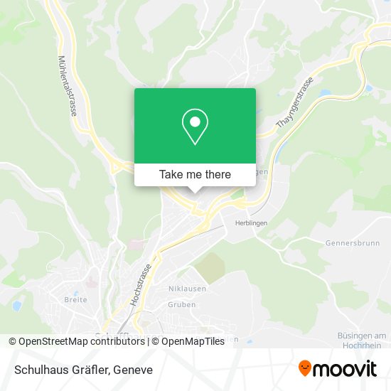 Schulhaus Gräfler map