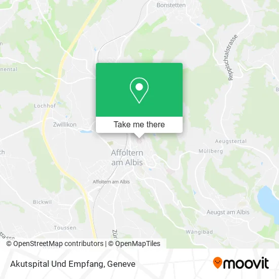 Akutspital Und Empfang map