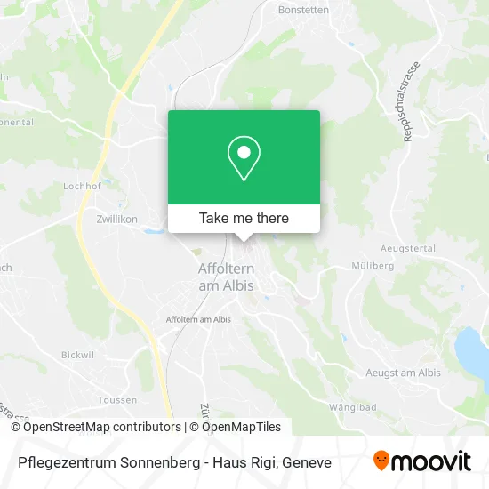 Pflegezentrum Sonnenberg - Haus Rigi map