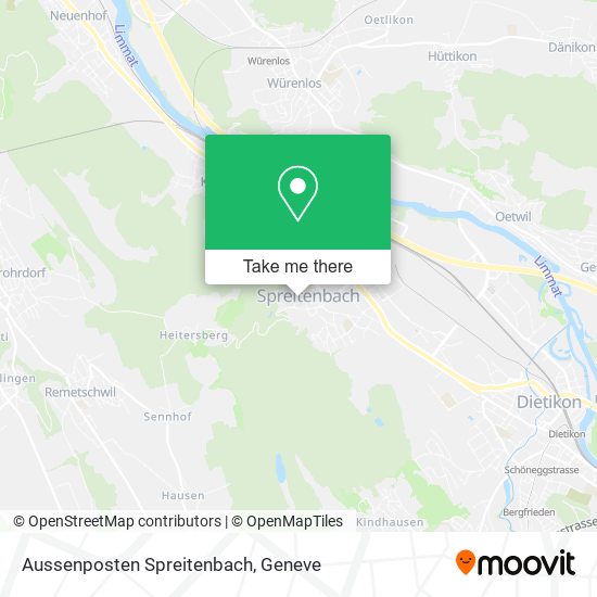 Aussenposten Spreitenbach map