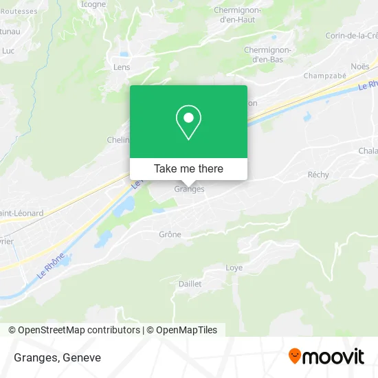 Granges map