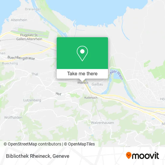 Bibliothek Rheineck map