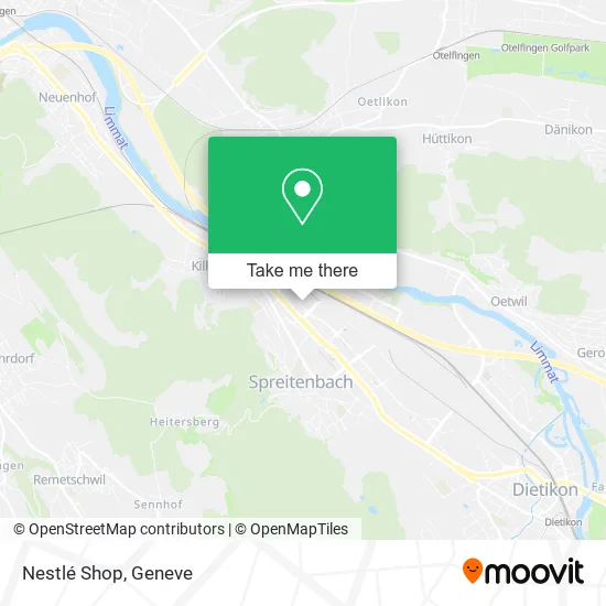 Nestlé Shop map