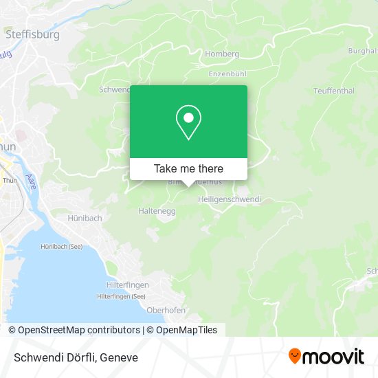 Schwendi Dörfli map