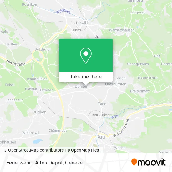 Feuerwehr - Altes Depot map