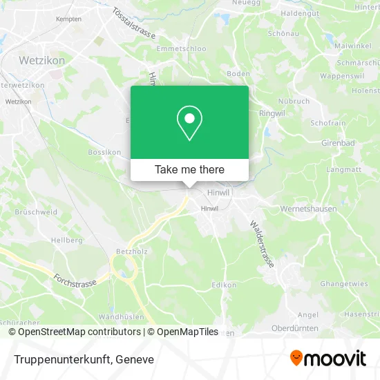 Truppenunterkunft map