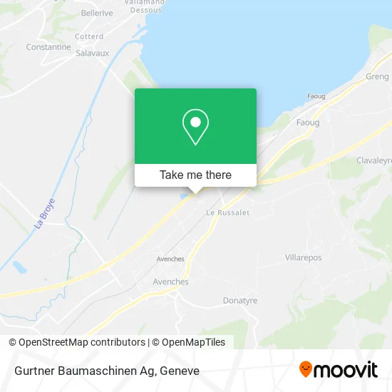 Gurtner Baumaschinen Ag map