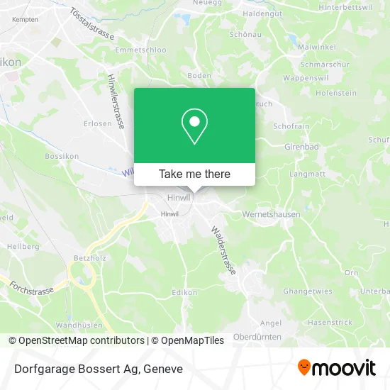 Dorfgarage Bossert Ag map