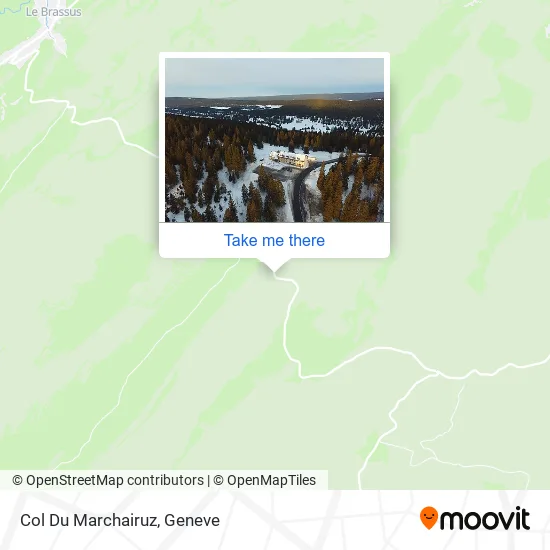 Col Du Marchairuz map