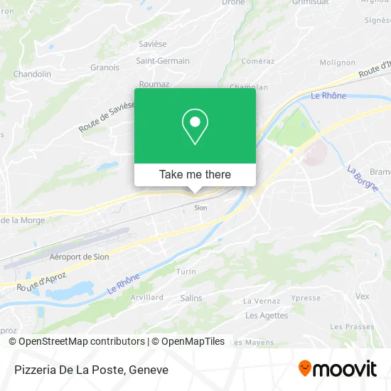 Pizzeria De La Poste map
