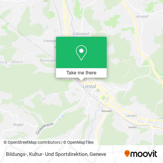Bildungs-, Kultur- Und Sportdirektion map