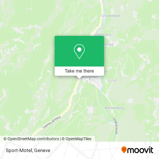 Sport-Motel map