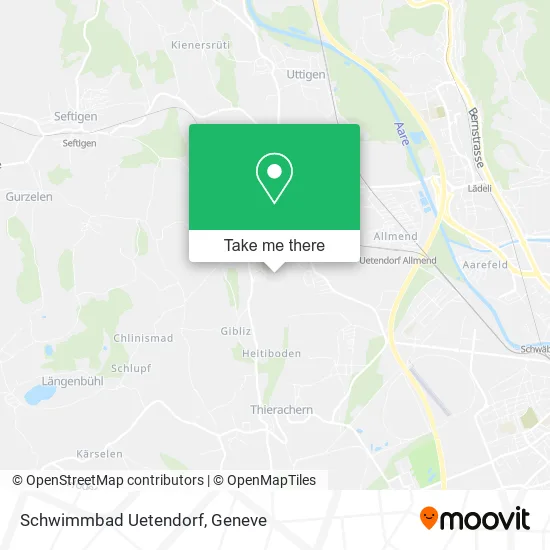Schwimmbad Uetendorf map